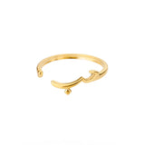 Arabic word ring gold
