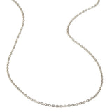 Elegant Stainless Steel 18K Gold Plated Cross Chain Necklace silver